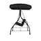 Flash Furniture Black 3-Seater Convertible Canopy Patio Swing/Bed TLH-007-BK-GG - alternate 4